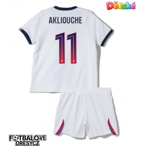 Paris Saint-Germain Maghnes Akliouche #11 Dětské Venkovní dres komplet 2026-27 Krátký Rukáv (+ trenýrky)